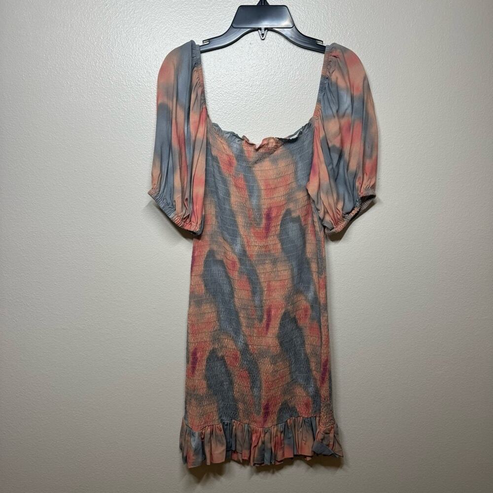 NEW BB DAKOTA/Steve Madden Ode to You Mini Dress Tie-Dye Women Size Small - Picture 2 of 8